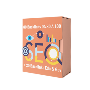 80 Backlinks Da 100 Pa 90 + 20 Edu E Gov